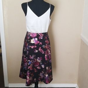 ❤Floral A- line Skirt